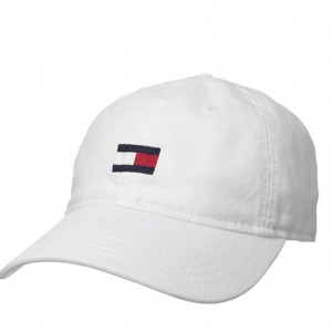Tommy Hilfiger Men's Ardin Dad Hat- White